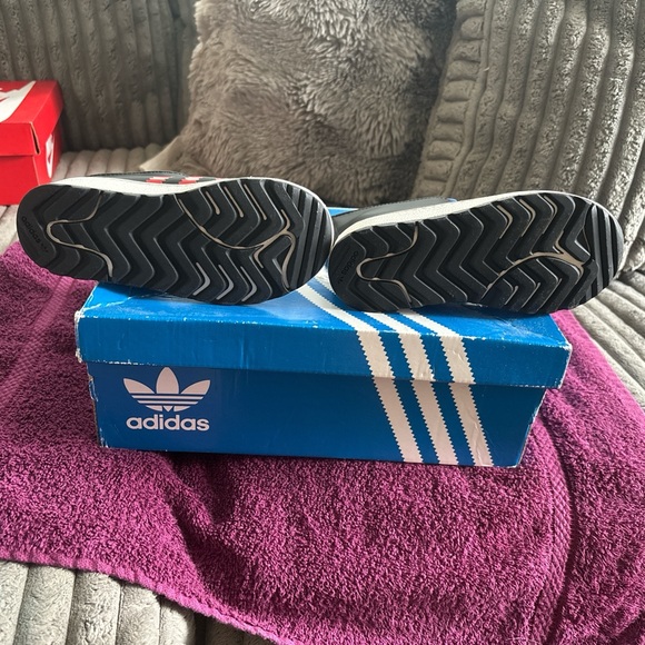 Adidas Kids Superstar 360 Rain I Navy & Red Shoes